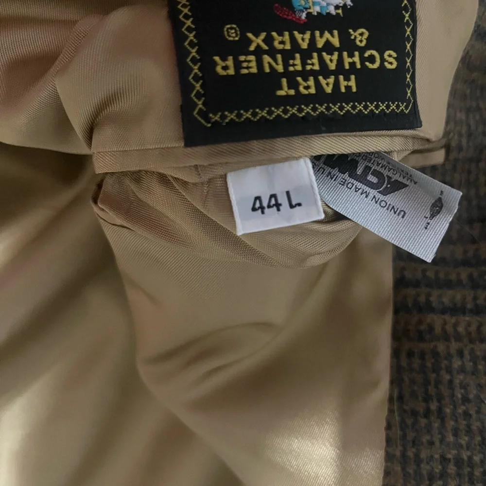 Hart Schaffner Marx Brown Sport‎ Coat Classic Tailored Design